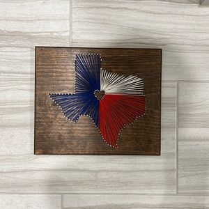 Dallas Texas String Wall Art